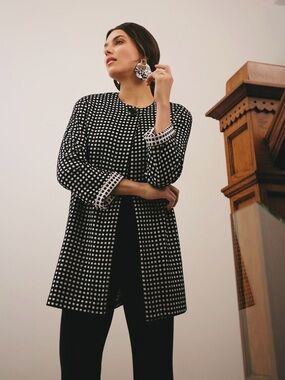 Joseph Ribkof  black and white jacket